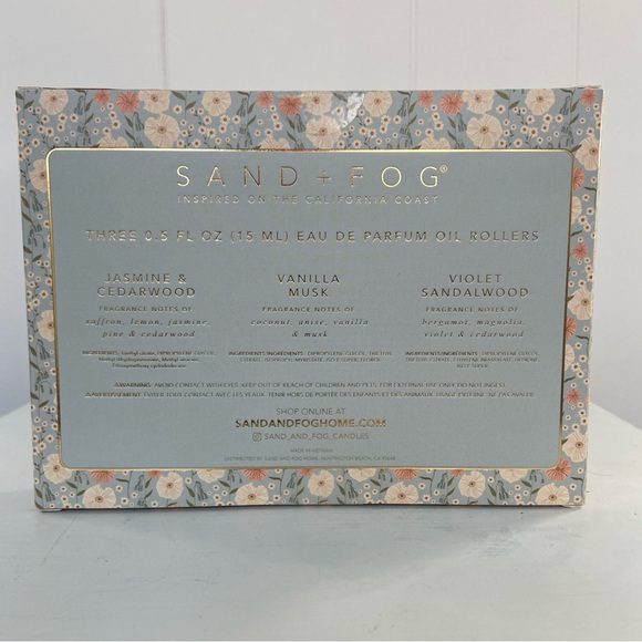 SAND + FOG Eau De Parfum Oil Discovery Set. NEW IN BOX - Picture 2 of 2